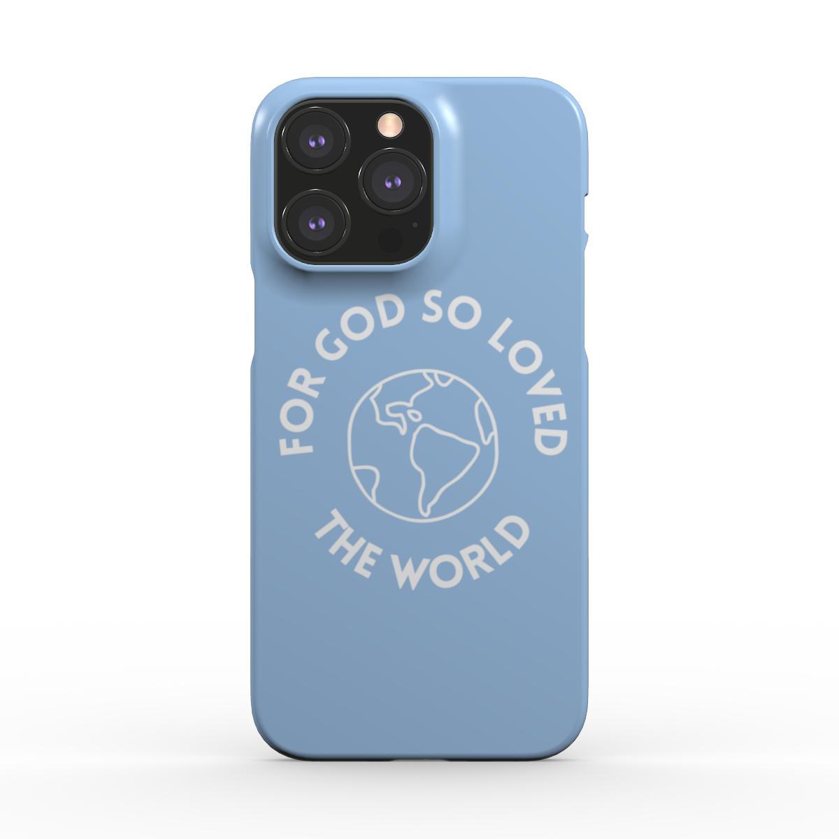 Thin For God So Loved The World Phone Case