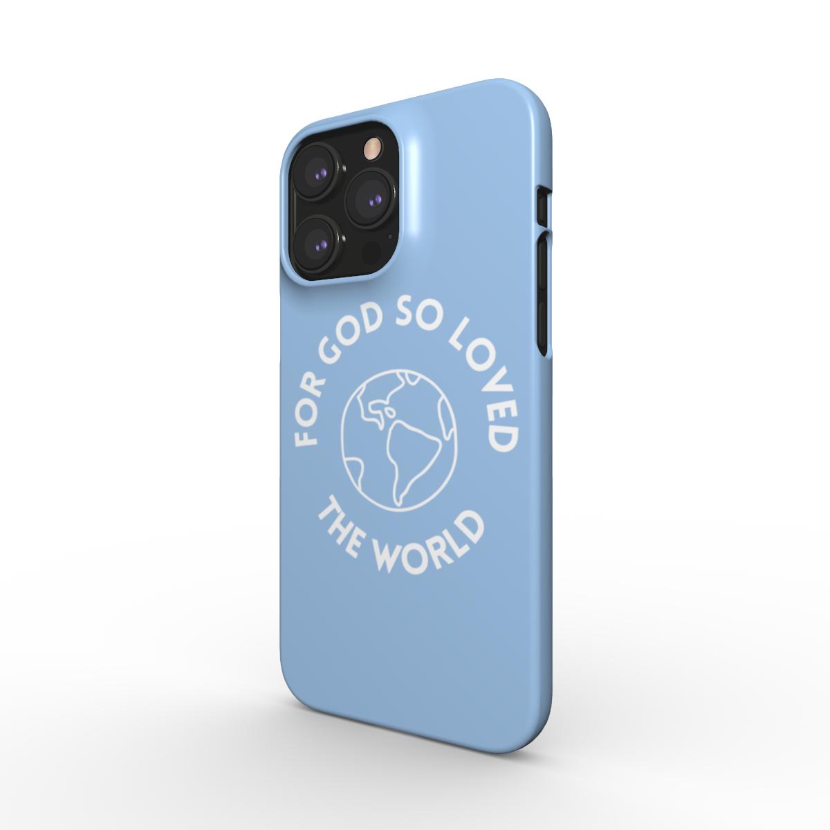 Thin For God So Loved The World Phone Case