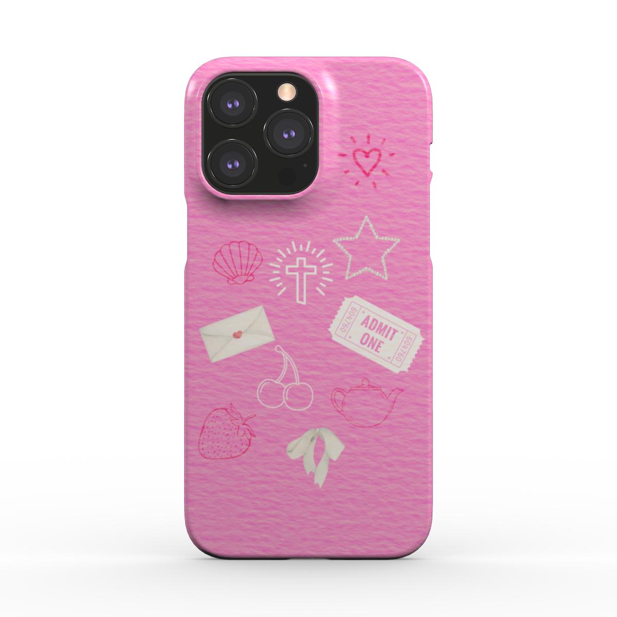 Thin Pink Collage Phone Case