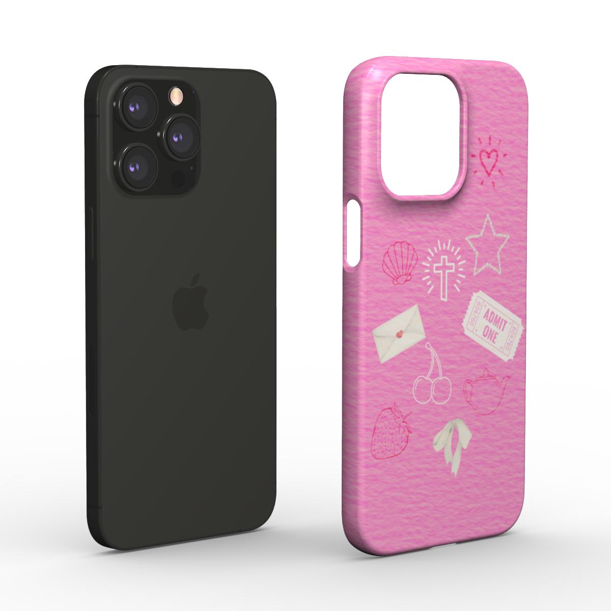 Thin Pink Collage Phone Case