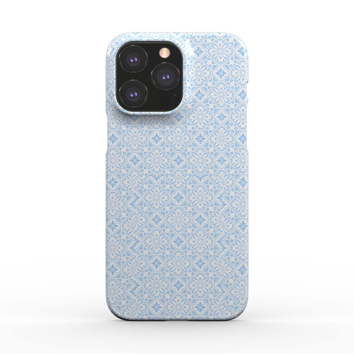 Thin Light Blue Tile Phone Case