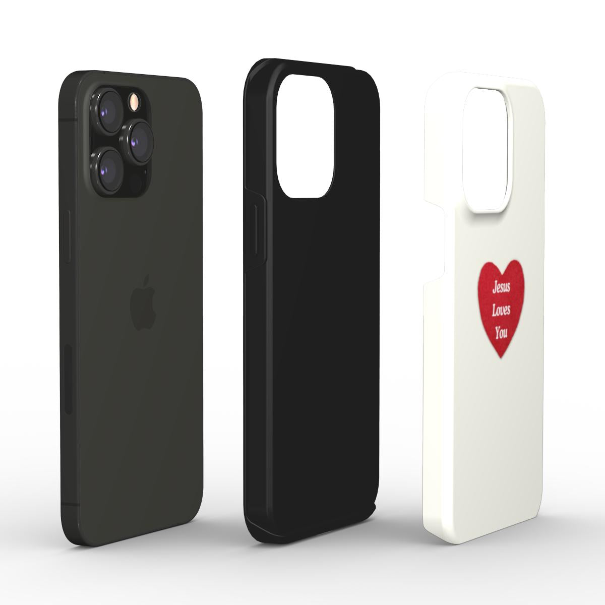 Tough Red Heart Phone Case