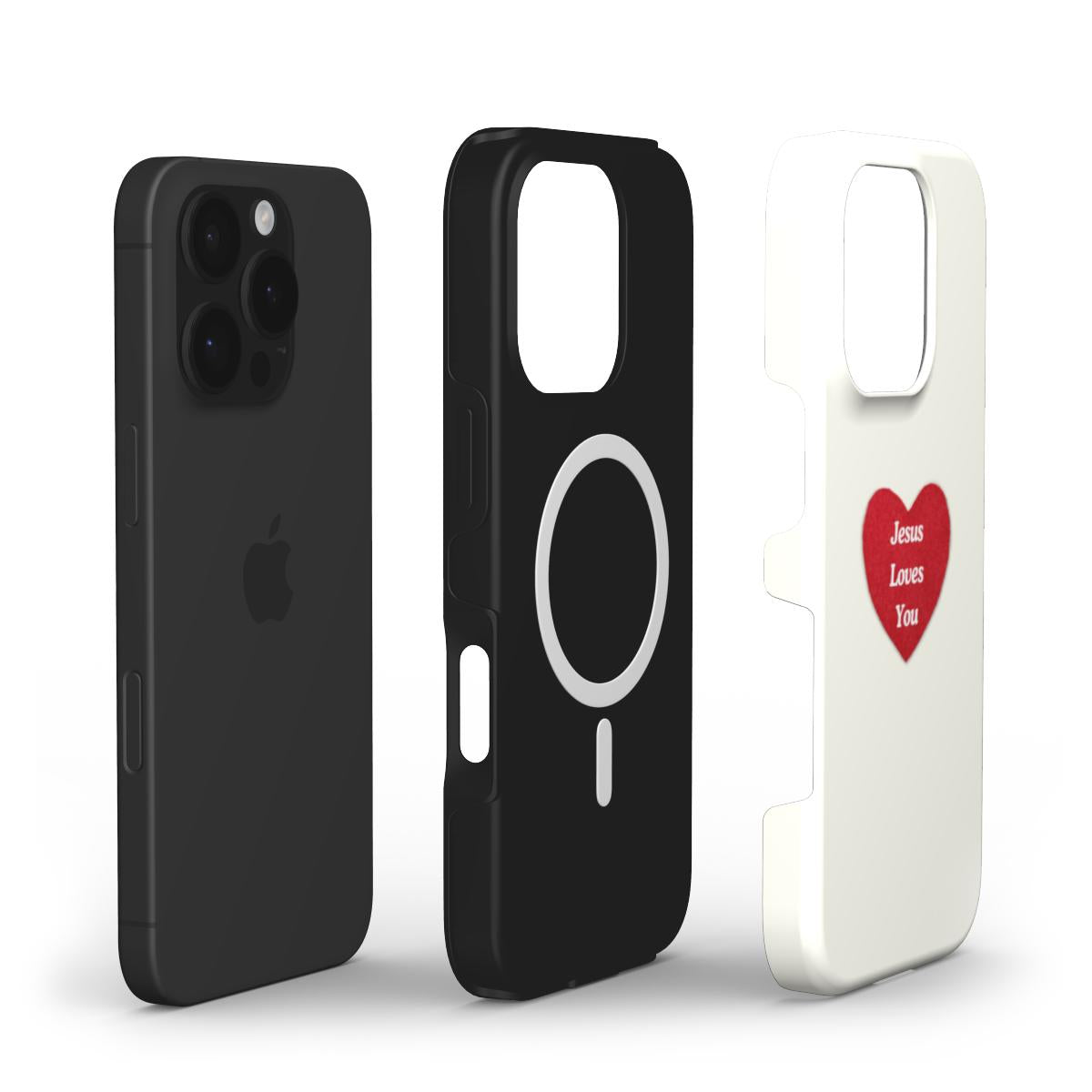 MagSafe Red Heart Phone Case