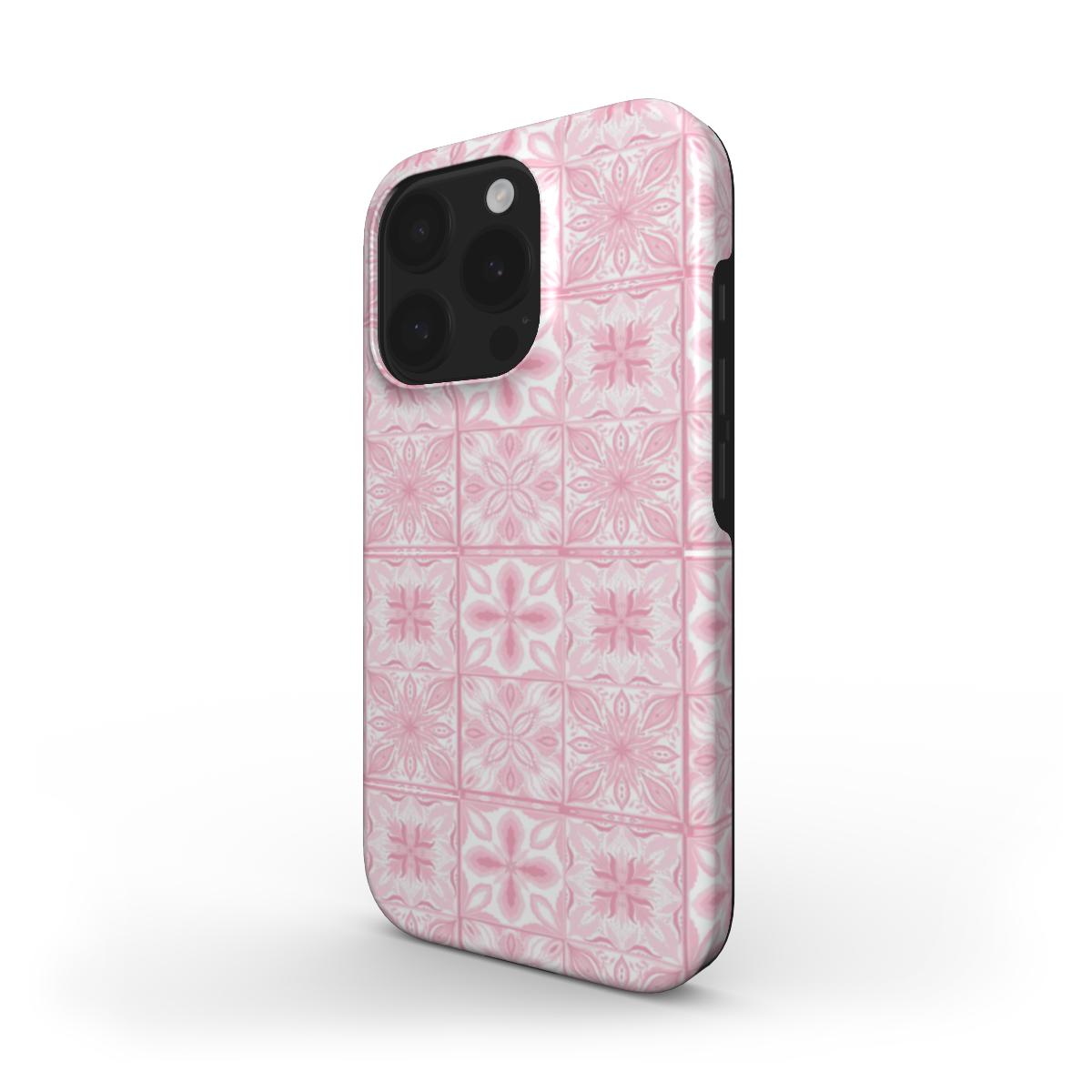 MagSafe Pink Tile Phone Case