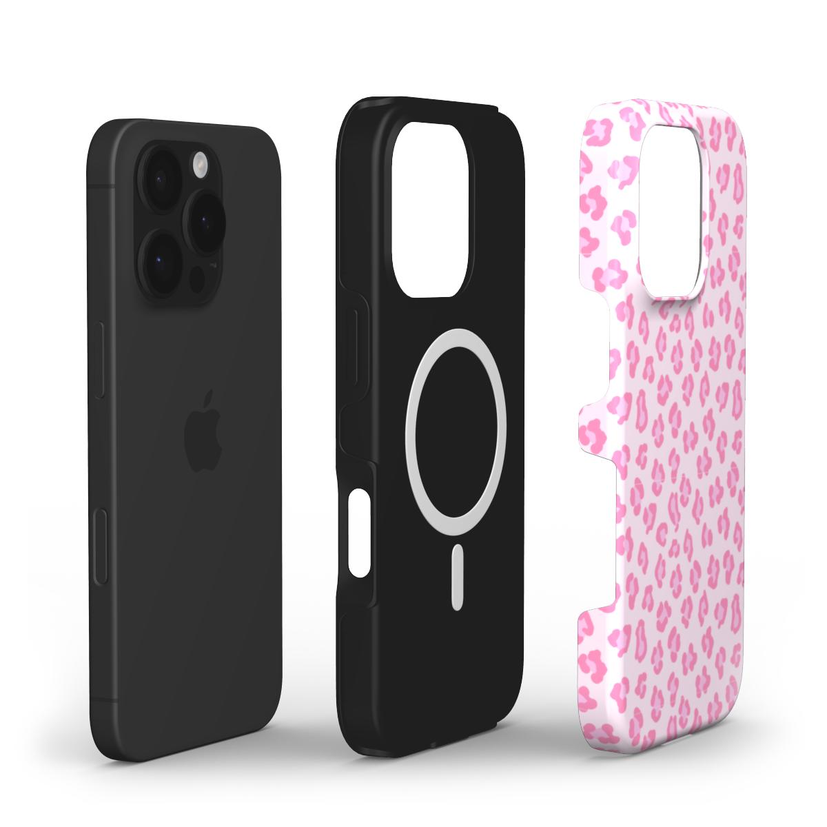 MagSafe Pink Cheetah Phone Case