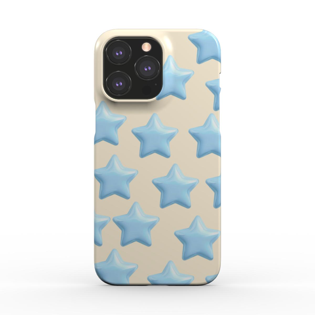 Thin Blue Balloon Star Phone Case