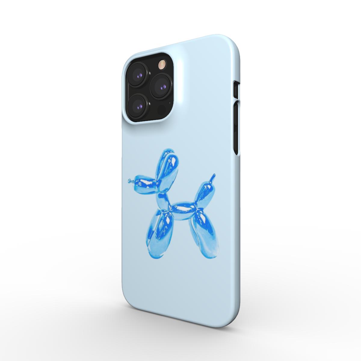 Thin Blue Balloon Dog Phone Case